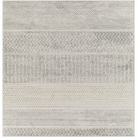 Umjetnički tkalci Monaco Plemenska prostirka, srednje siva, 7 '7'