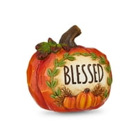 Visina jesen, žetva narančaste mini smole Blagoslovljene ukras stola od bundeve, način za proslavu