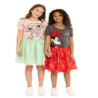 Gornja haljina džempera za djevojčice s Minnie Mouse i mrežastom suknjom, veličine 4-16
