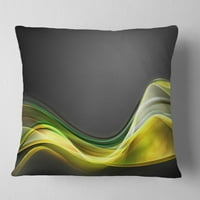 Uzorak teksture za zeleno zlato - Sažetak jastuka za bacanje - 16x16