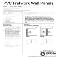 Ekena Millwork 36 W 18 H 5 8 P Harrison podignuta ploča ukrasna zidna ploča