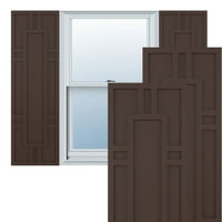 Ekena Millwork 18 W 41 H TRUE FIT PVC HASTINGS FIKSNI BILO TREBA, GIPIN BROWN