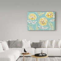 Zaštitni znak likovna umjetnost 'Bee Happy I' Canvas Art by Daphne Brissonnet