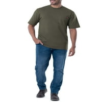 Wrangler radna odjeća za muške džepne majice s kratkim rukavima, pakiranje