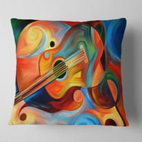 Dizajnska glazba i ritam - Sažetak jastuka za bacanje - 16x16