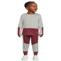 Atletic Works Boys ColorBlock Top i Joggers Set, 2-komad, veličine 12m-5T