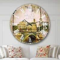Designart 'Vintage Paris' French Country Wall sat