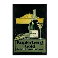 Zaštitni znak likovna umjetnost 'šampanjac jastoga' platna umjetnost by vintage Apple Collection
