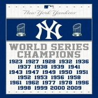 New York Yankees - Poster Wall Champions, 22.375 34