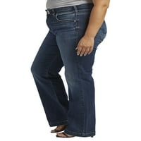 Silver Jeans Co. Plus veličine traperica visoke visine, veličine struka 12-24