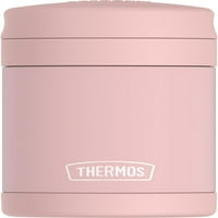 Thermos 16oz izolirana staklenka za hranu sa preklopnom žlicom, zalazak sunca ružičasta