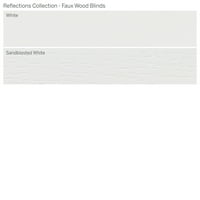 Zbirka prilagođenih refleksija, 2 Bežični bljedici od drva, bijeli, 7 8 Širina 48 Duljina