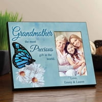 Personalizirani dragocjeni poklon okvir za fotografije za baku
