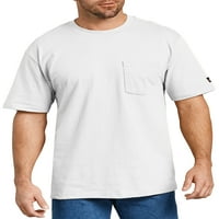 Pravi dickies muški i veliki muški kratki rukavi Hi-Vis teška majica, 2-pack