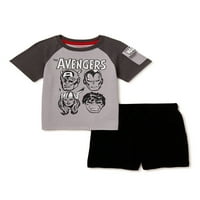 Outfit Majica i kratke hlače Avengers Bey Boy & Toddler, 2-komad, 12m-5t