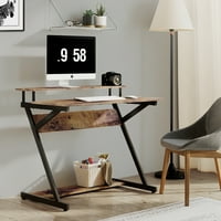 Računalni stol s monitorom Polica za kut za pisanje stola za male prostore
