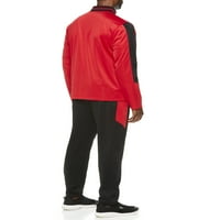 I muški puni zip up tracksuit, do 3xl -two set