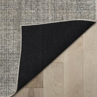 Dobro tkani sažetak Burst Moderni retro plad-tkani bež antracit 5'3 7'3 područja prostirka