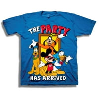 Majica kratkih rukava za dječake s Mikijem Mouseom i prijateljima
