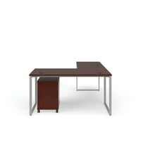 Office set za uredski namještaj serije Fulcrum, 60 stol s povratom, ormarić za prijavu, u bijeloj boji