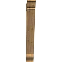 Ekena Millwork 1 2 W 36 d 44 h Tradicionalna tradicionalna glatka glatka nosača, zapadnjački crveni cedar