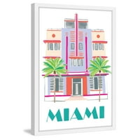 Marmont Hill Miami Art Deco Molly Rosner uokvirena slikarskim tiskom