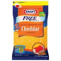 Kraft prirodni zdrobljeni sir: Cheddar masnoća bez sjeckanog sira, oz