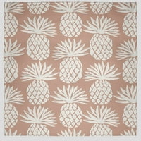 Pokrivač od flisa od ananasa od ananasa jorgovan mali pokrivač