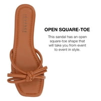 Kolekcija Journee Womens Soma Tru Comfort pjena Slida sandale s niskom blok petom