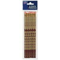 Američki logotip proizvodi Texas State Bobcats olovke, 6-pack
