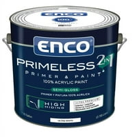 Lanco Primeless Semi Gloss Ultra White, galon