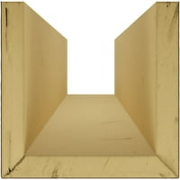 Ekena Millwork 8 W 4 H 12'l 3-strana s pijeskom s pješčanom edurathane fau Wood Strop Grep, Premium trešnja