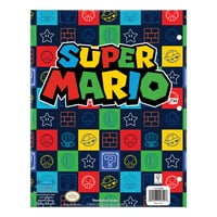 Super Mario Bros. Bundle: Binder s 3 prstena, bilježnica, komp. Knjiga, mapa