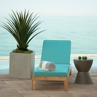 Arden Selections Oasis Outdoor Chaise Lounge Jastuk 26, Surf Teal