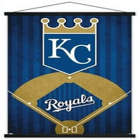 Kraljevski grad Kansas - plakat s logotipom na zidu, 14.725 22.375