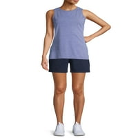 Sportska odjeća Ženska sportska tunika-prugasta majica bez rukava