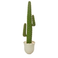 Gotovo prirodni 5ft. Kaktus Umjetna biljka u ukrasnoj urni