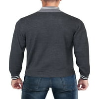 S. Polo Assn muški četvrti džemper s kontrastnim vratom