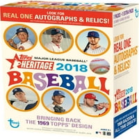 Topps Heritage Baseball Thrional Masal Mase Value Okviri zapečaćene u svakoj kutiji