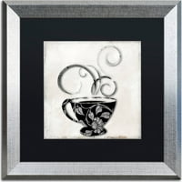 Zaštitni znak likovna umjetnost Srebrno kuhano 1 Canvas Art by Color Bakery, Black Matte, Silver Frame