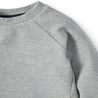 Wonder Nation mališani majica dugih rukava Osmanske majice i džemper za pulover s patentnim zatvaračem