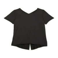 Avia Girls Pleat-Back aktivna majica, veličine 4-18