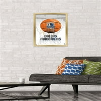 Dallas Mavericks - plakat za košarku s kapljicom, 14.725 22.375