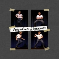 Napoleon Dynamite Mens Dance Short Rukeve Graphic Tee, veličine S-3xl