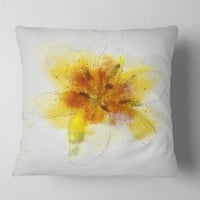 Dizajnerska skica žutog cvijeta na bijelom cvjetnom jastuku-16,16