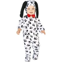 Dotty Dalmatian Pup Holdler Halloween kostim, veličina 3T-4T