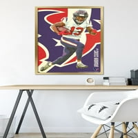 Houston Texans - Brandin kuha plakat za zid, 22.375 34 uokviren