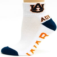Auburn Tigers White Quarter Plava peta čarapa - Donegal Bay - unise - jedna veličina - četvrtina