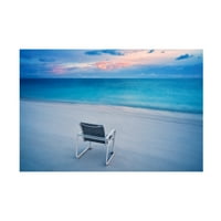 Dennis Frates 'Plažini stolica' platno umjetnost