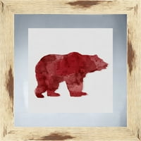 Medvjeda silueta, 22 w 22 h, zidna umjetnost